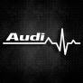 Aufkleber 035 - Audi Kardiogramm