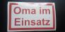 Aufkleber 019 - Oma im Einsatz