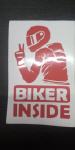 Aufkleber 022 - Biker Inside